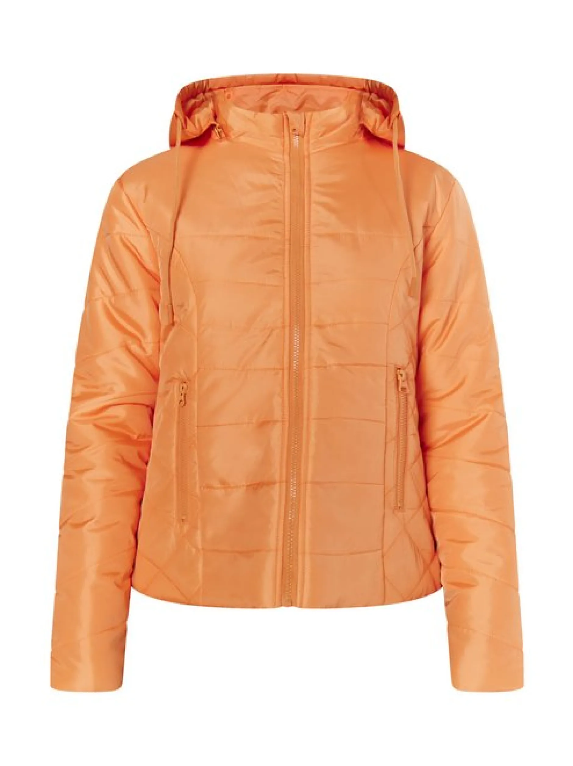 MyMo Damen Leicht wattierte Jacke in orange