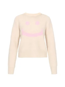 MyMo Damen Pullover in beige - Ausschnitt: Rundhals
