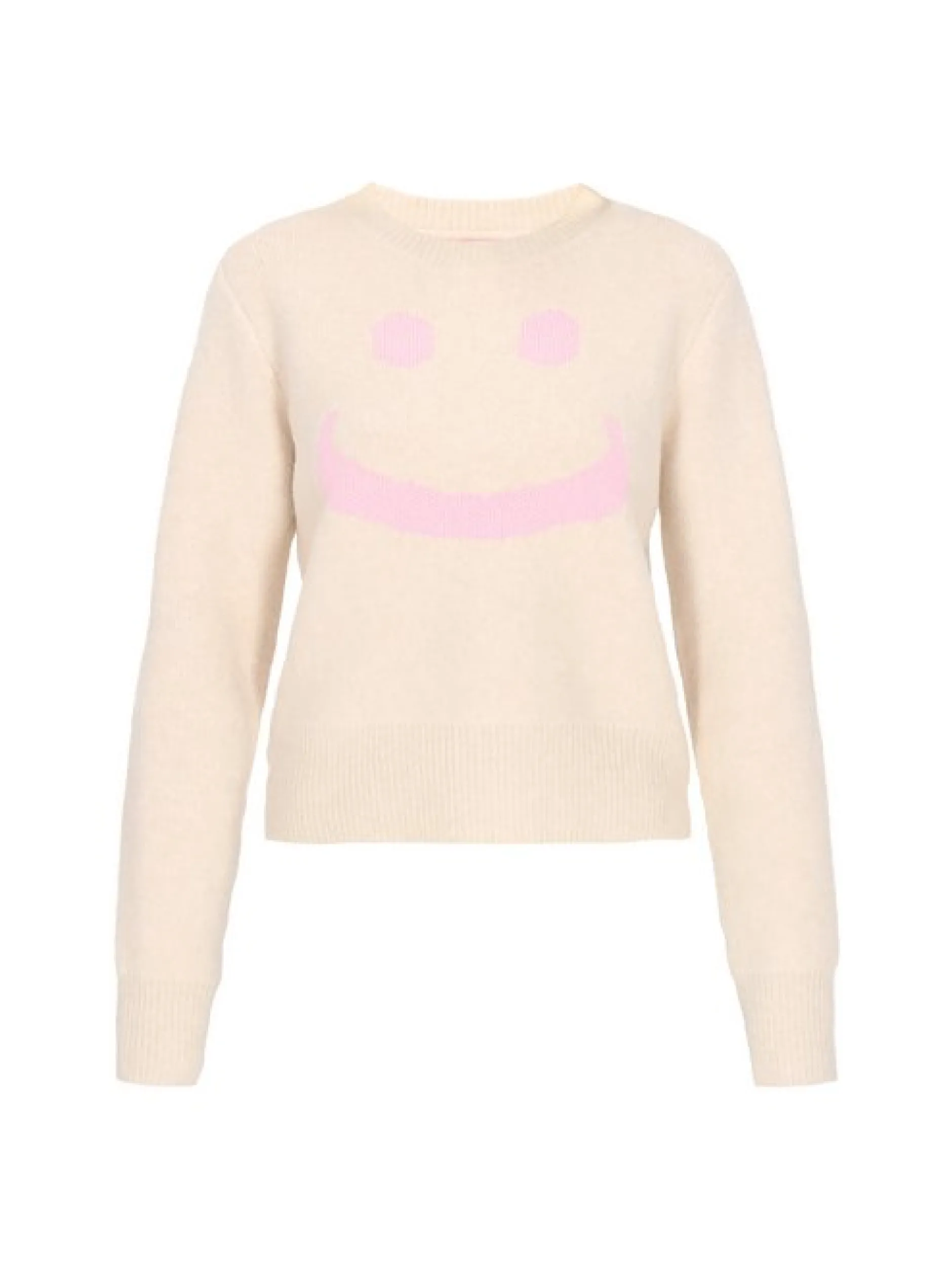 MyMo Damen Pullover in beige - Ausschnitt: Rundhals