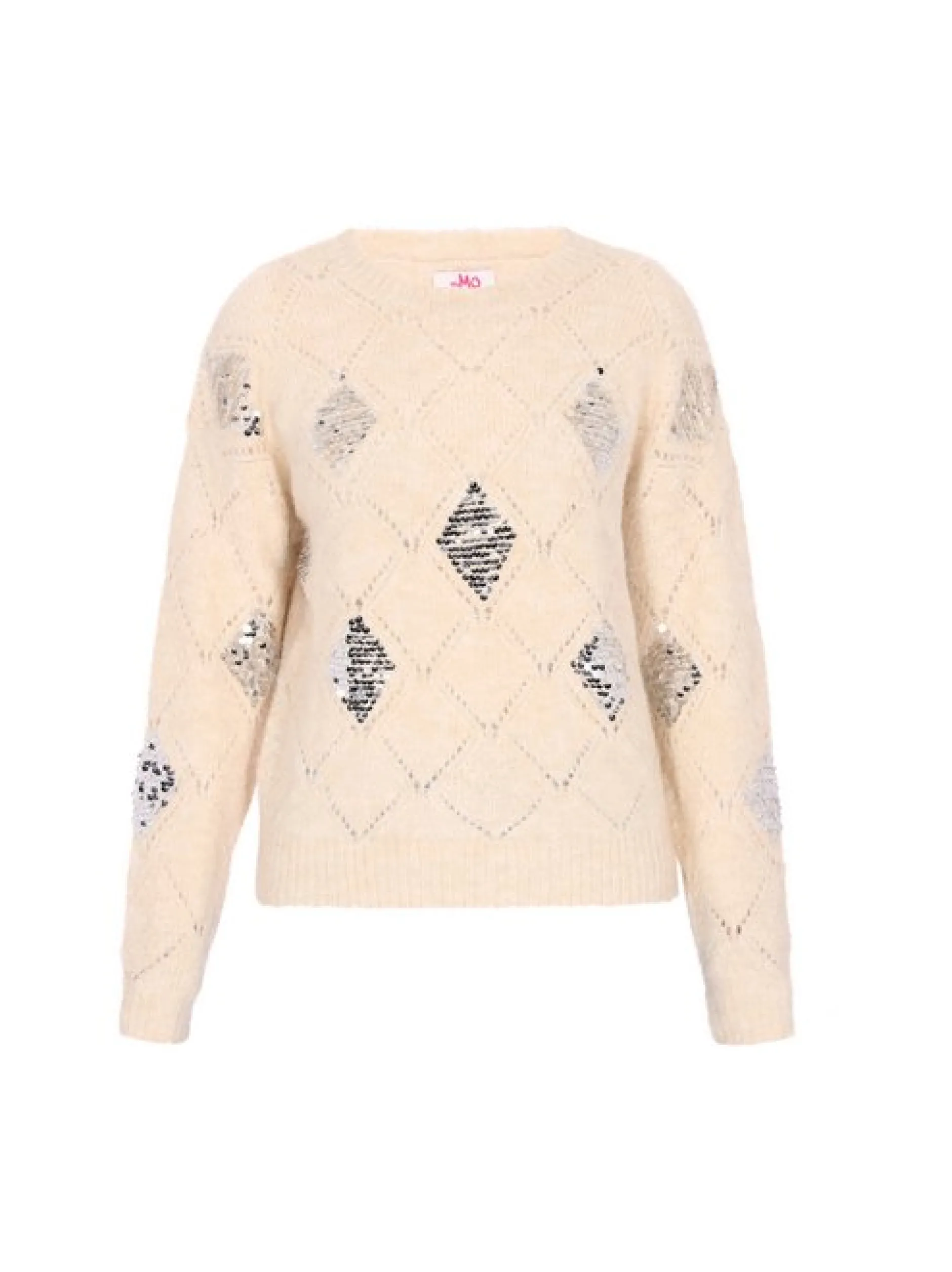 MyMo Damen Pullover in beige - Ausschnitt: Rundhals