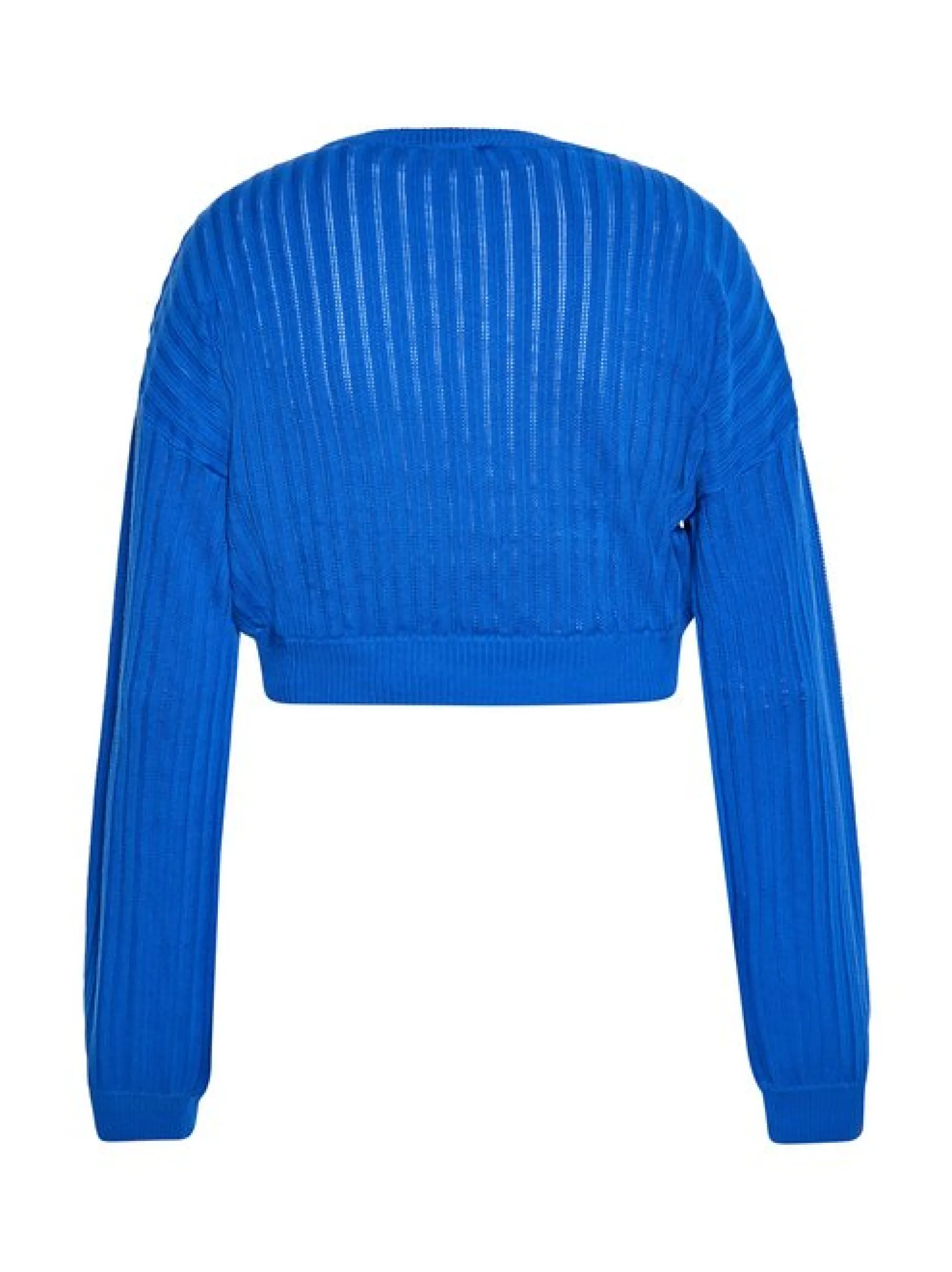 MyMo Damen Pullover in blau - Ausschnitt: Rundhals