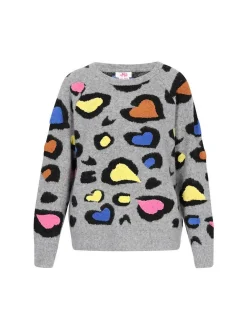 MyMo Damen Pullover in grau - Ausschnitt: Rundhals