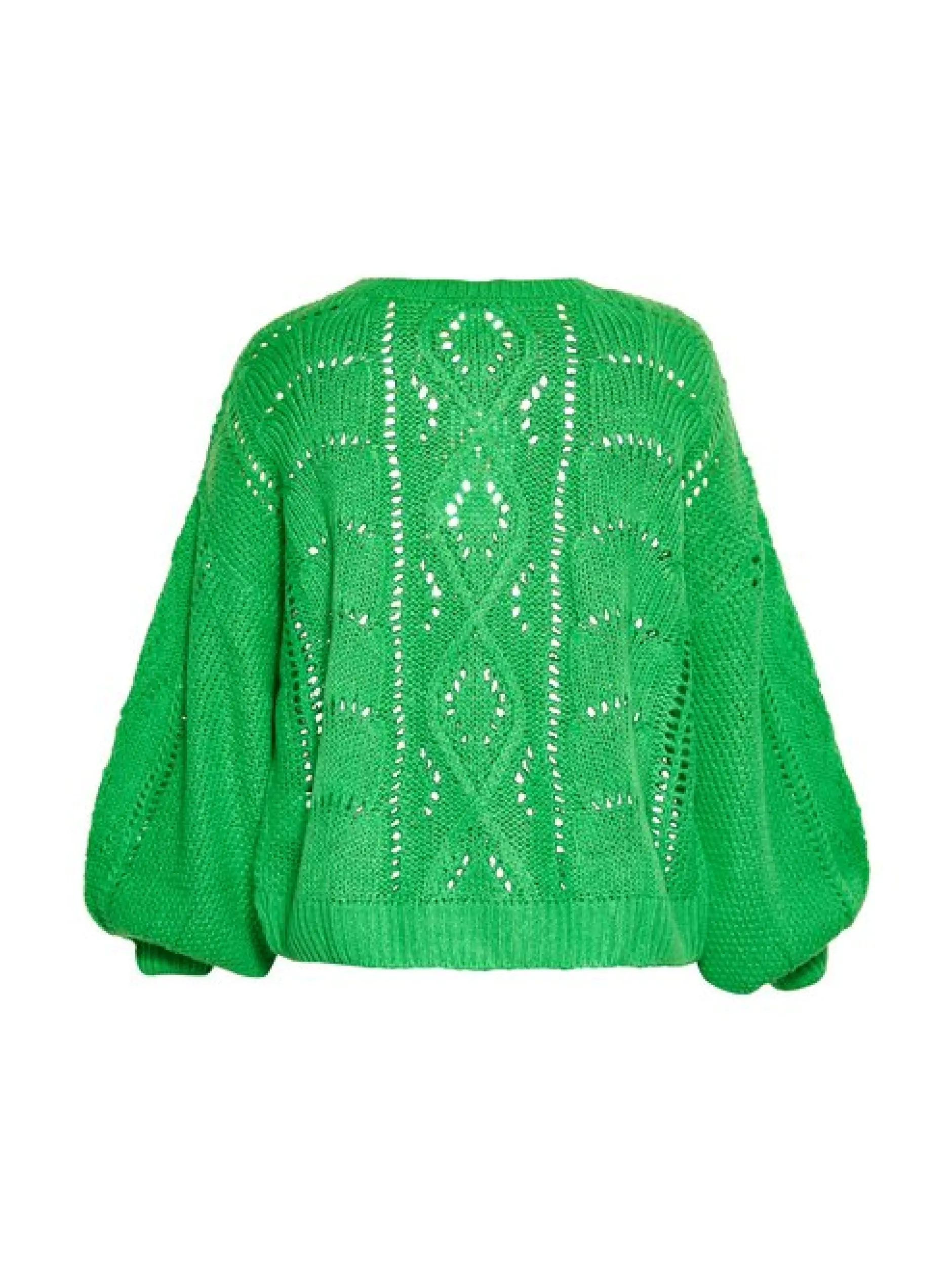 MyMo Damen Pullover in grün - Ausschnitt: Rundhals