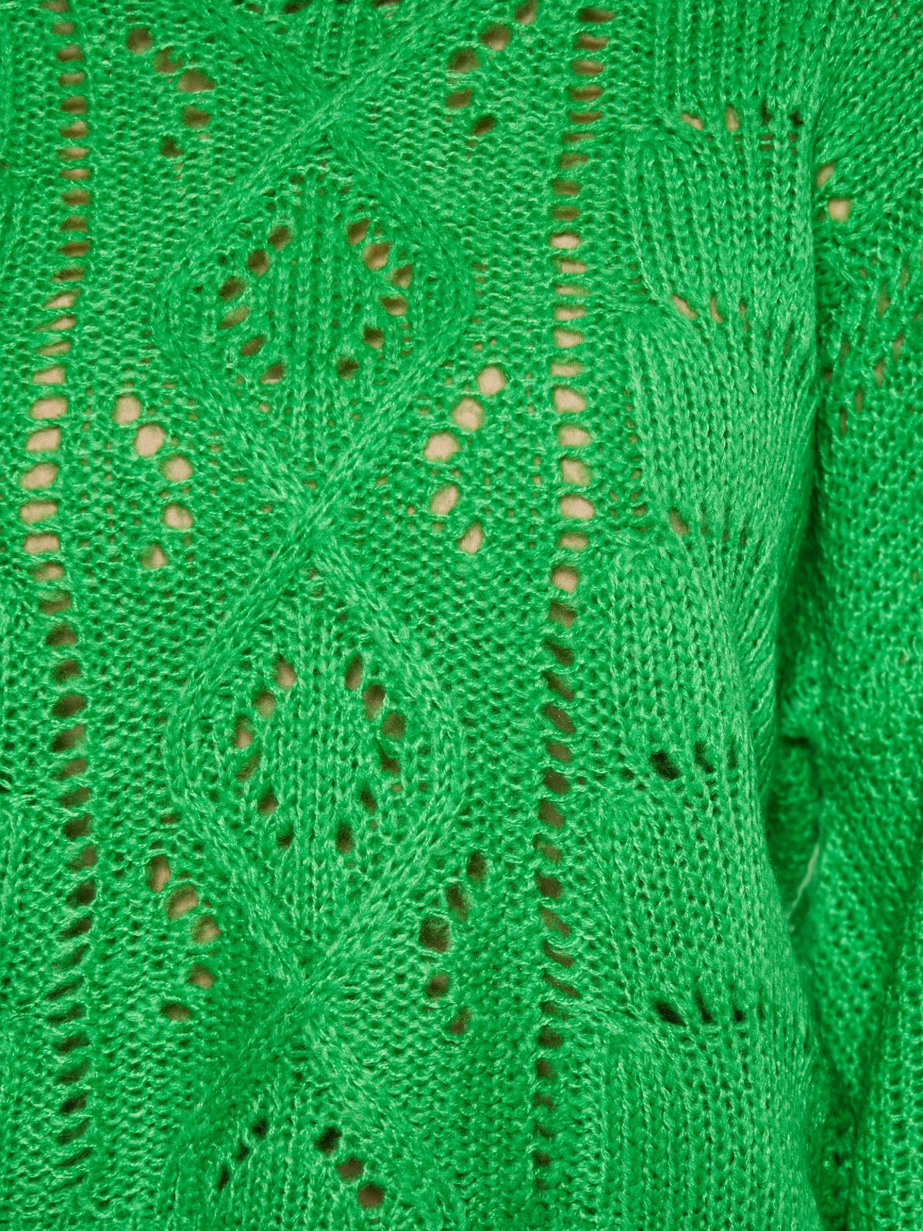 MyMo Damen Pullover in grün - Ausschnitt: Rundhals