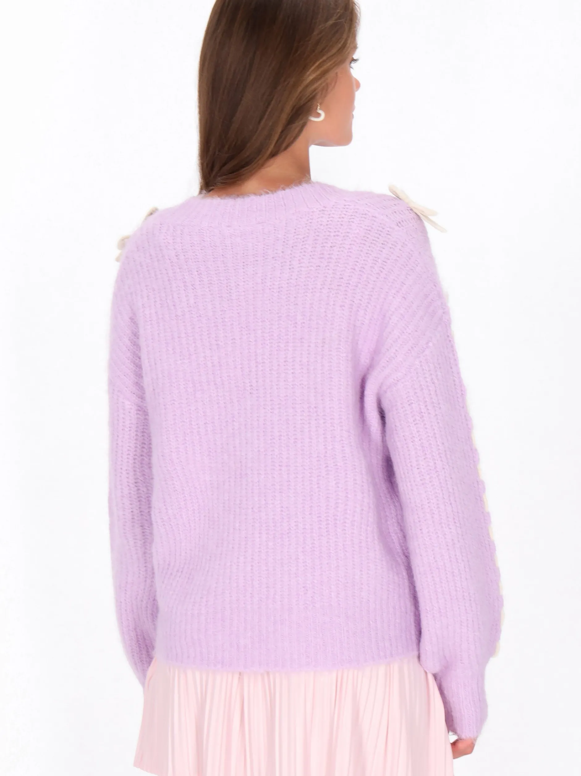 MyMo Damen Pullover in lila