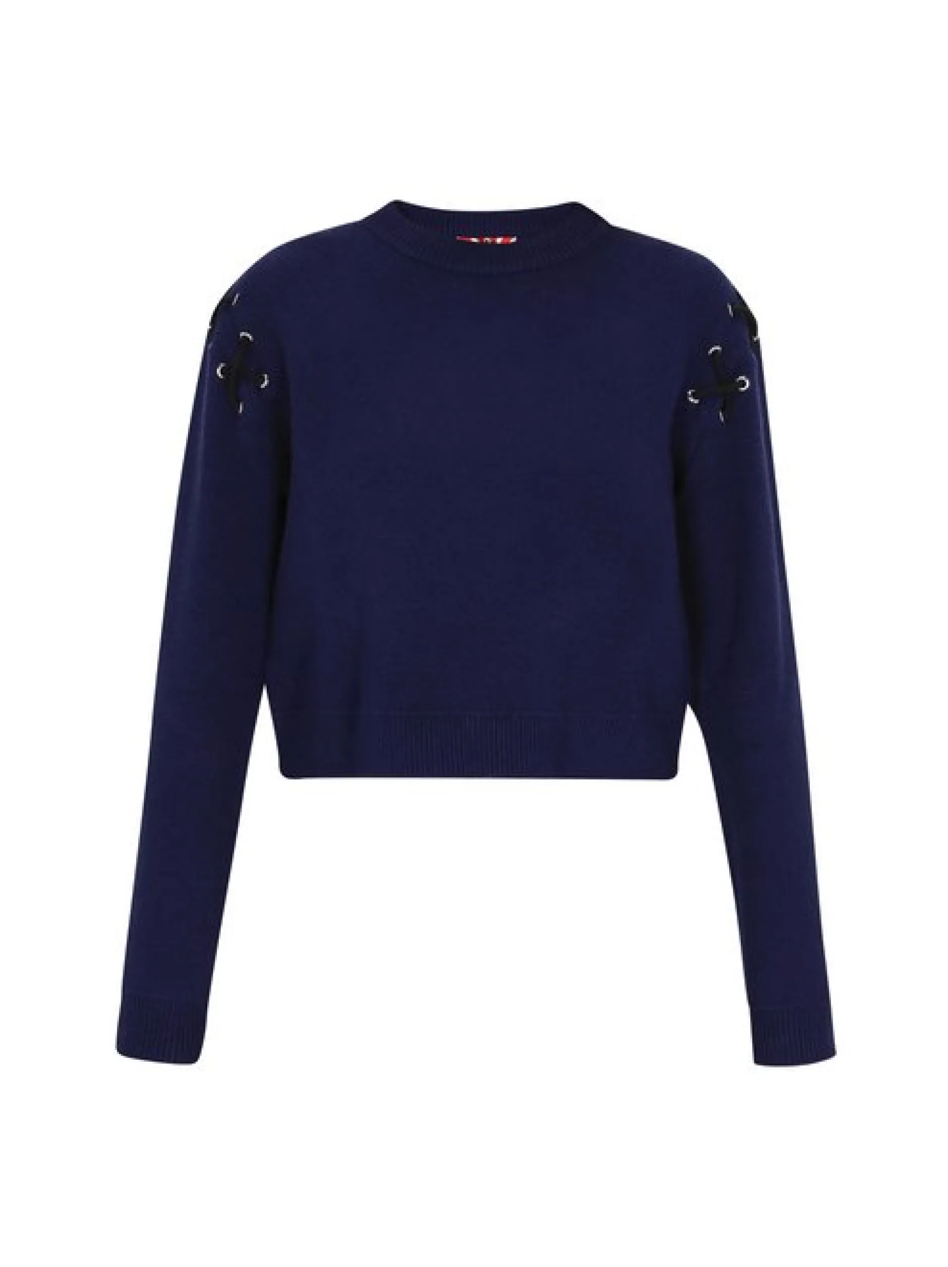 MyMo Damen Pullover in marine - Ausschnitt: Rundhals
