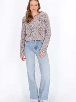 MyMo Damen Pullover in mehrfarbig