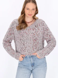 MyMo Damen Pullover in mehrfarbig