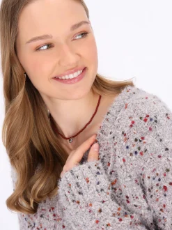 MyMo Damen Pullover in mehrfarbig