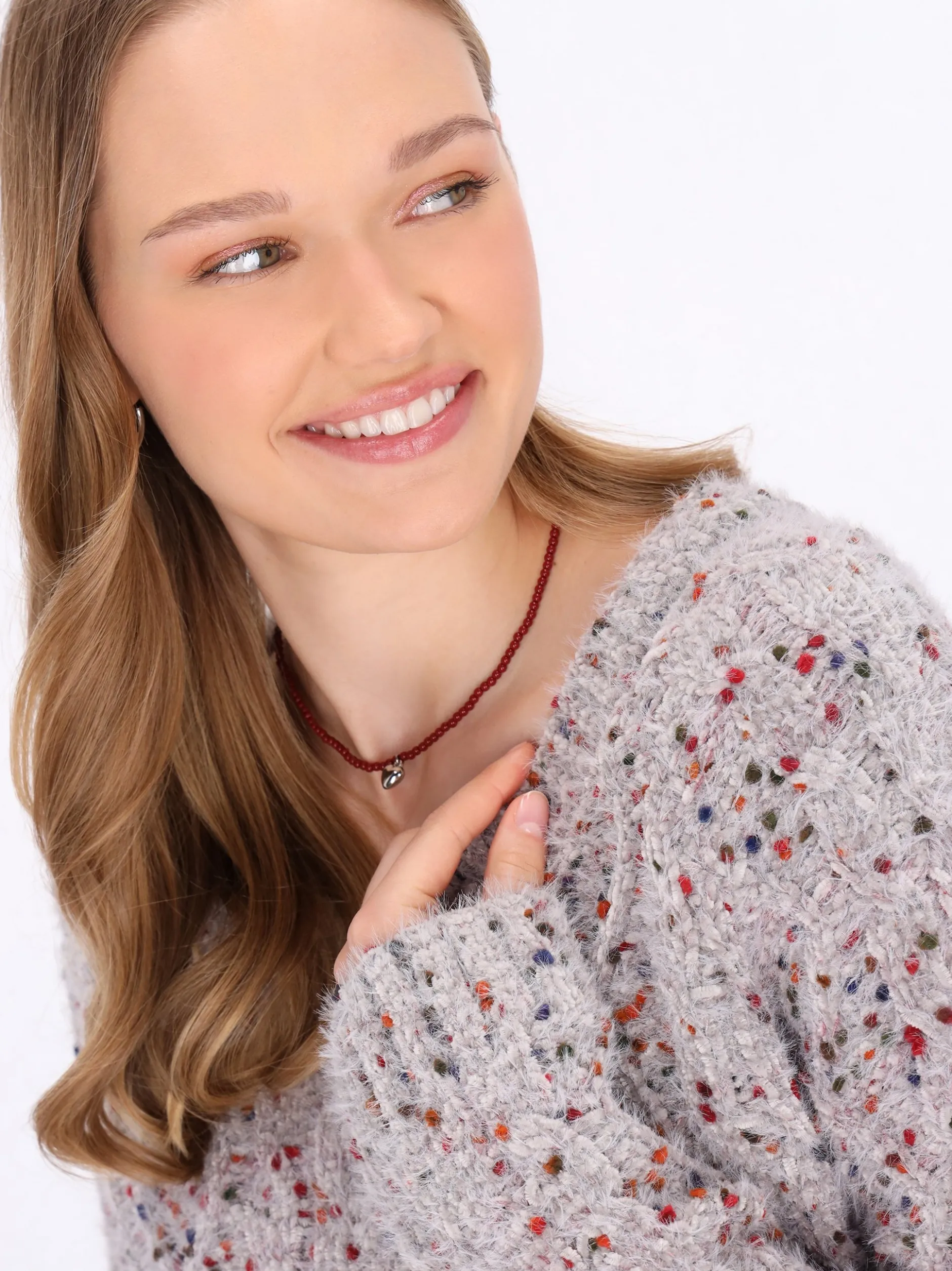 MyMo Damen Pullover in mehrfarbig