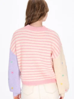 MyMo Damen Pullover in rosa