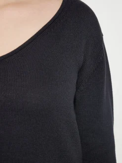 MyMo Damen Pullover in schwarz