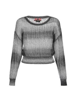 MyMo Damen Pullover in schwarz