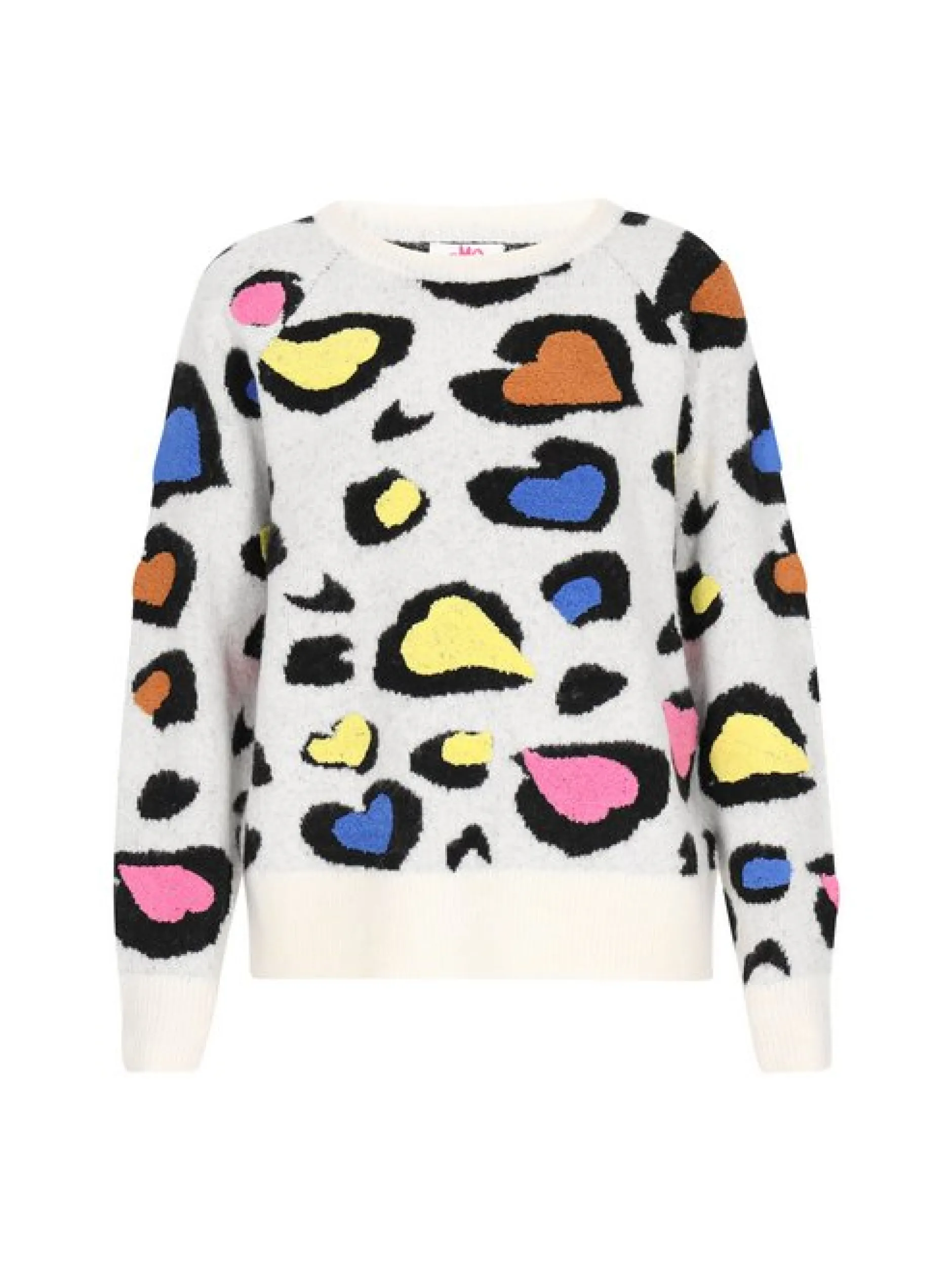 MyMo Damen Pullover in weiß - Ausschnitt: Rundhals