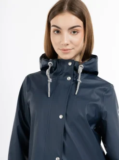 MyMo Damen Regenjacke in marine