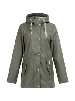 MyMo Damen Regenjacke in oliv