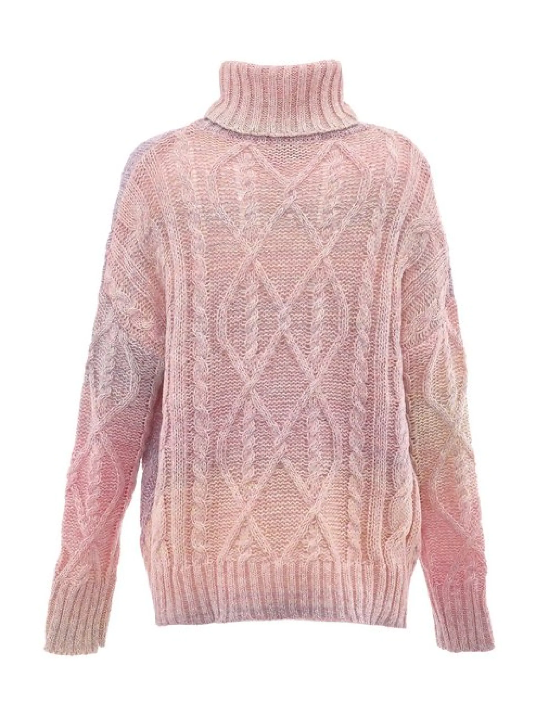 MyMo Damen Rollkragenpullover in mehrfarbig