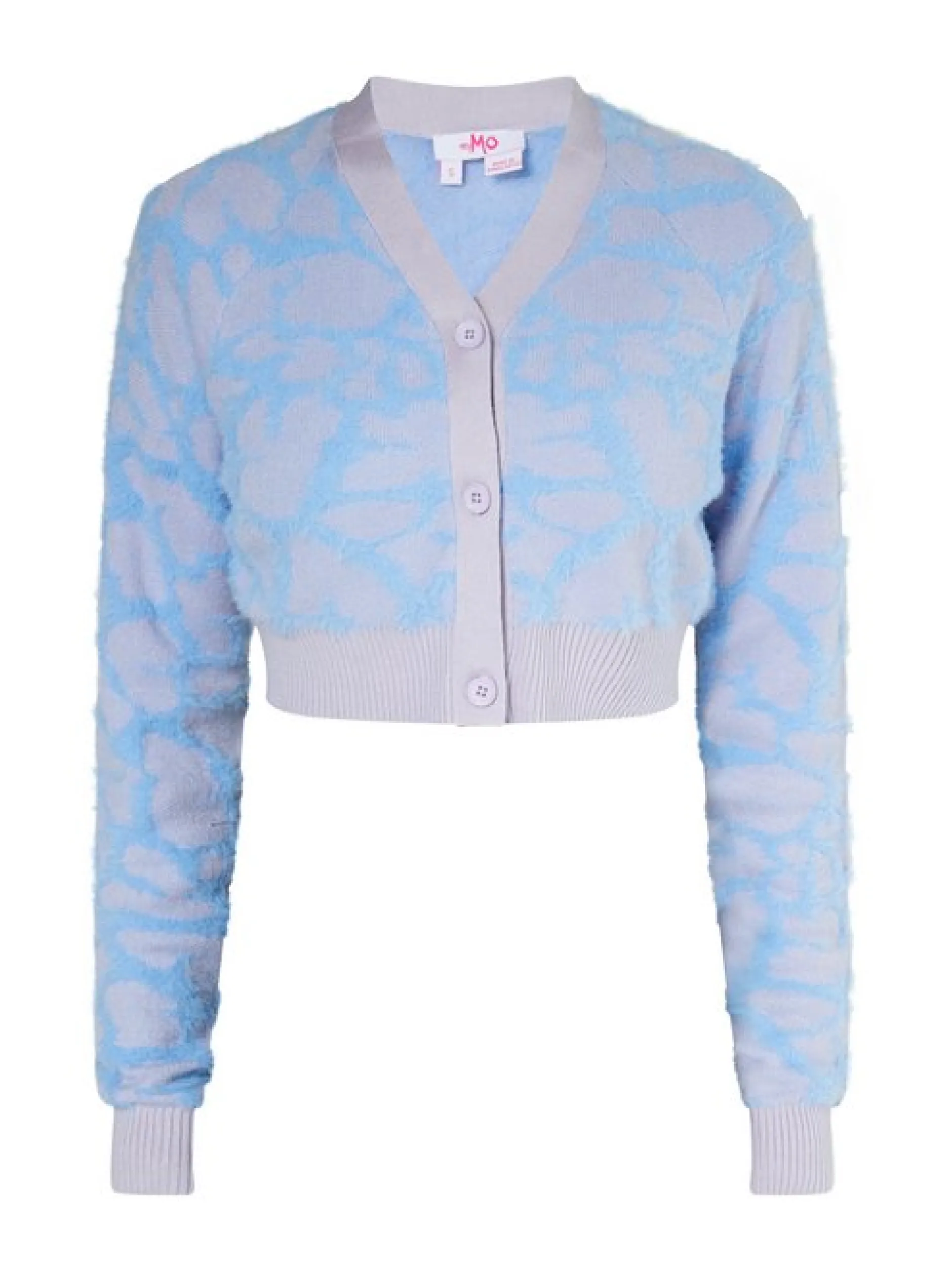 MyMo Damen Strickjacke in blau