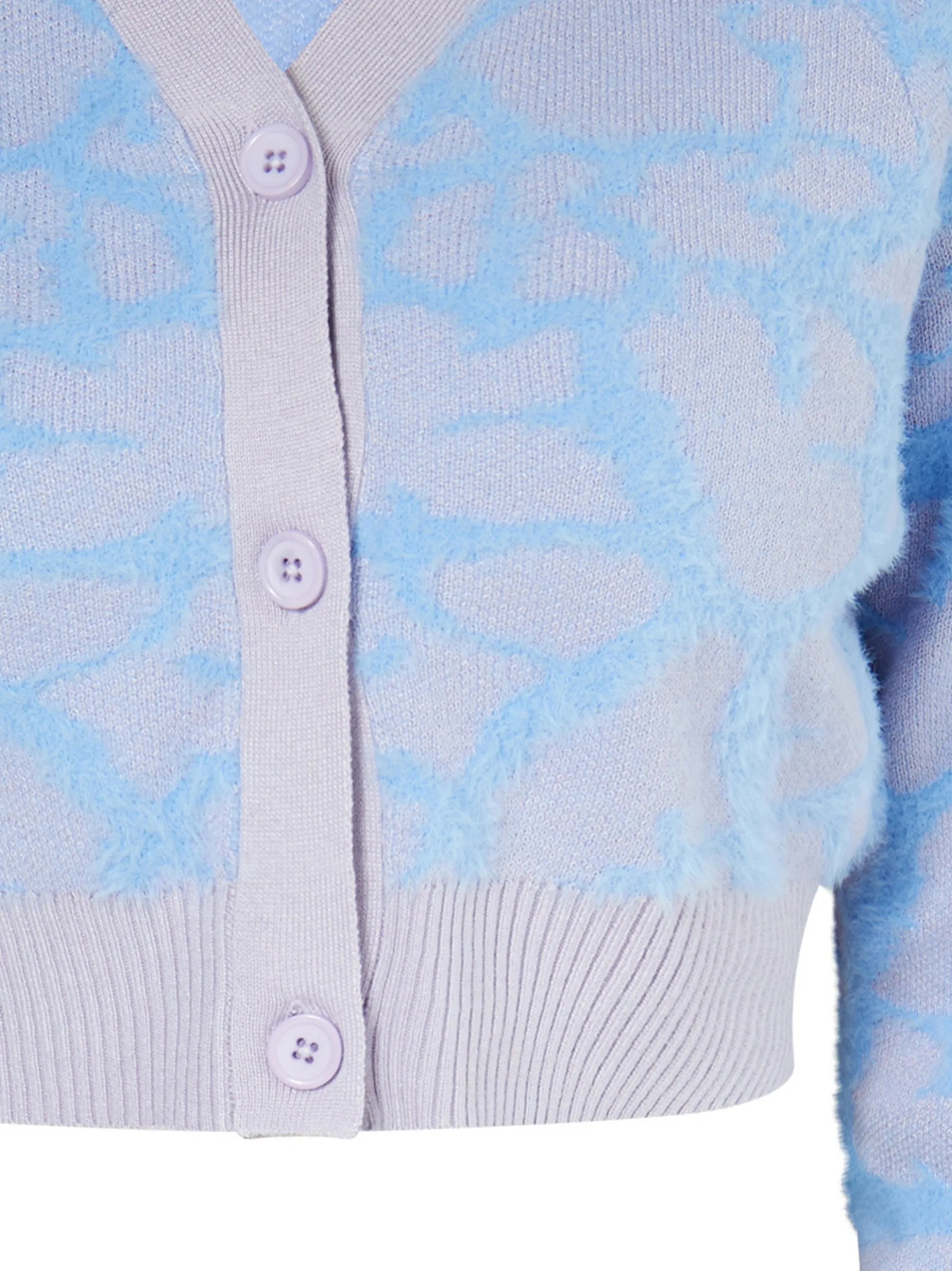 MyMo Damen Strickjacke in blau