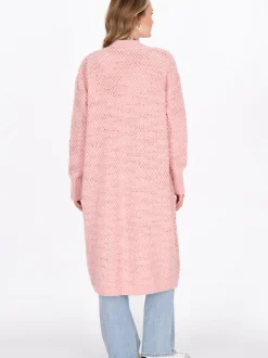 MyMo Damen Strickjacke in pink
