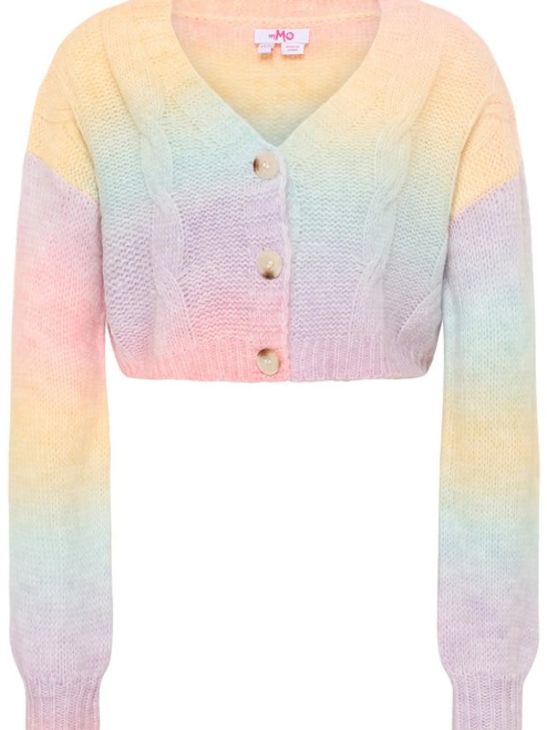 MyMo Damen Strickjacke in rosa