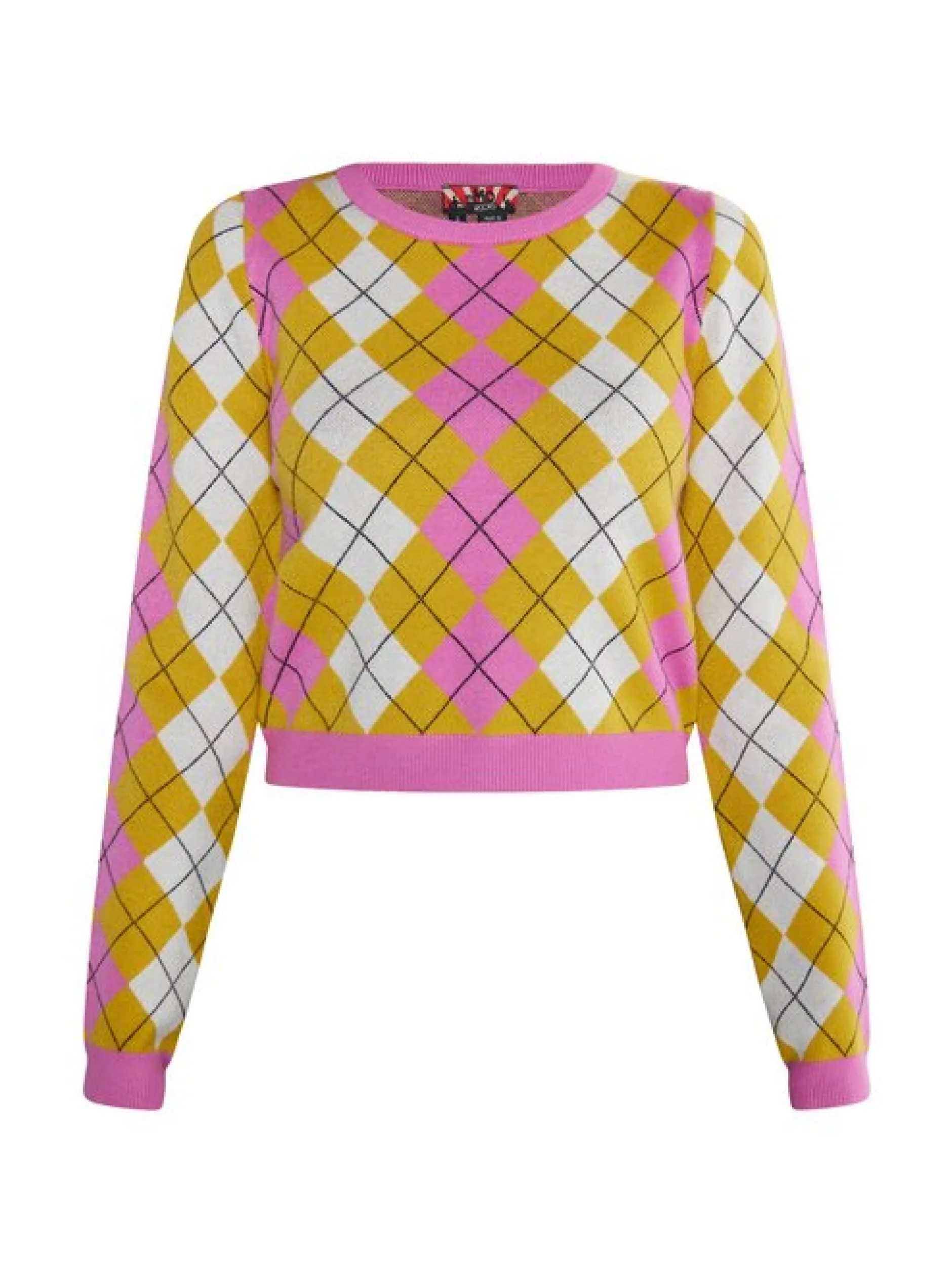 MyMo Damen Strickpullover in mehrfarbig