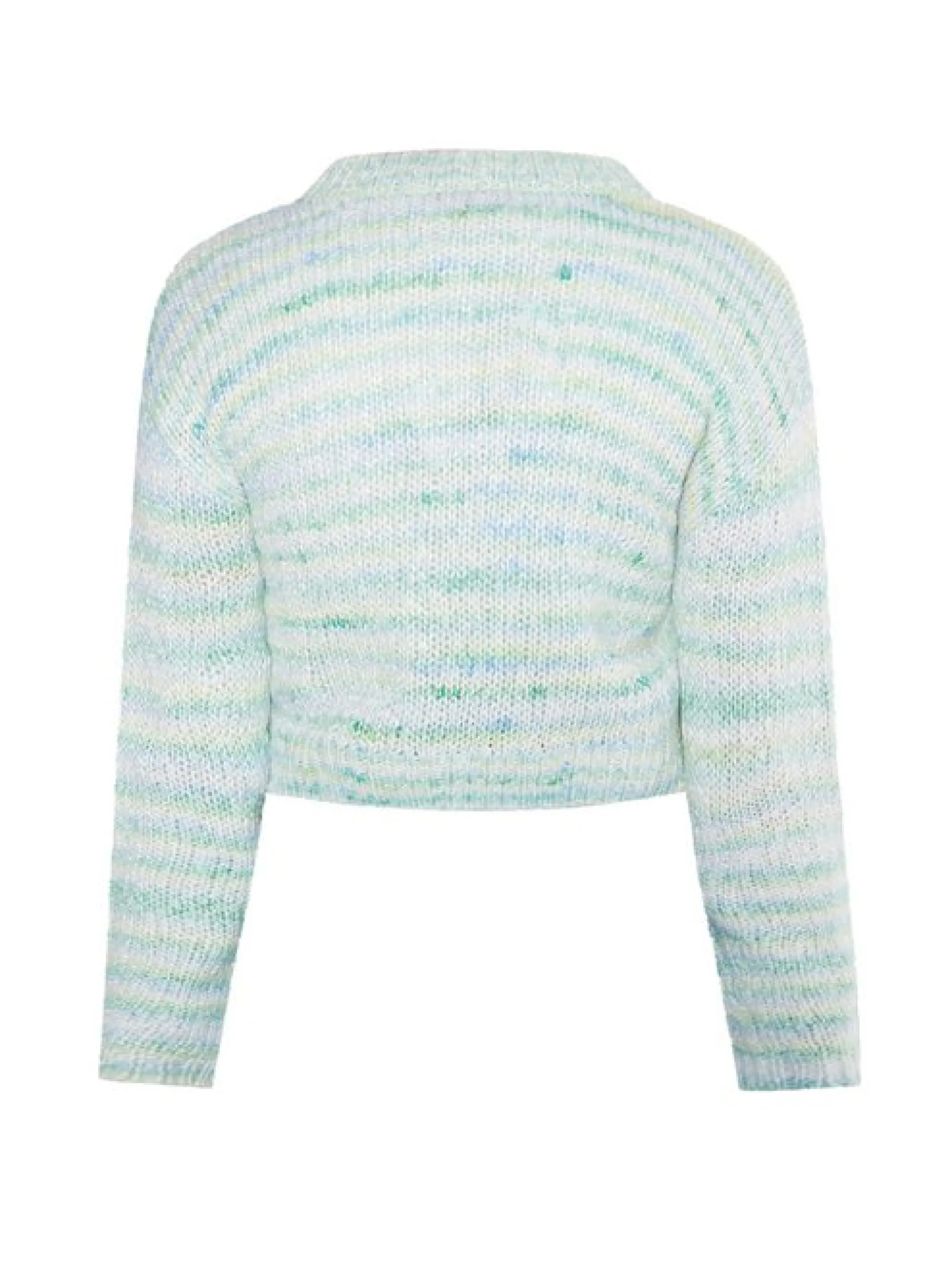 MyMo Damen Strickpullover in grün - Ausschnitt: Rundhals