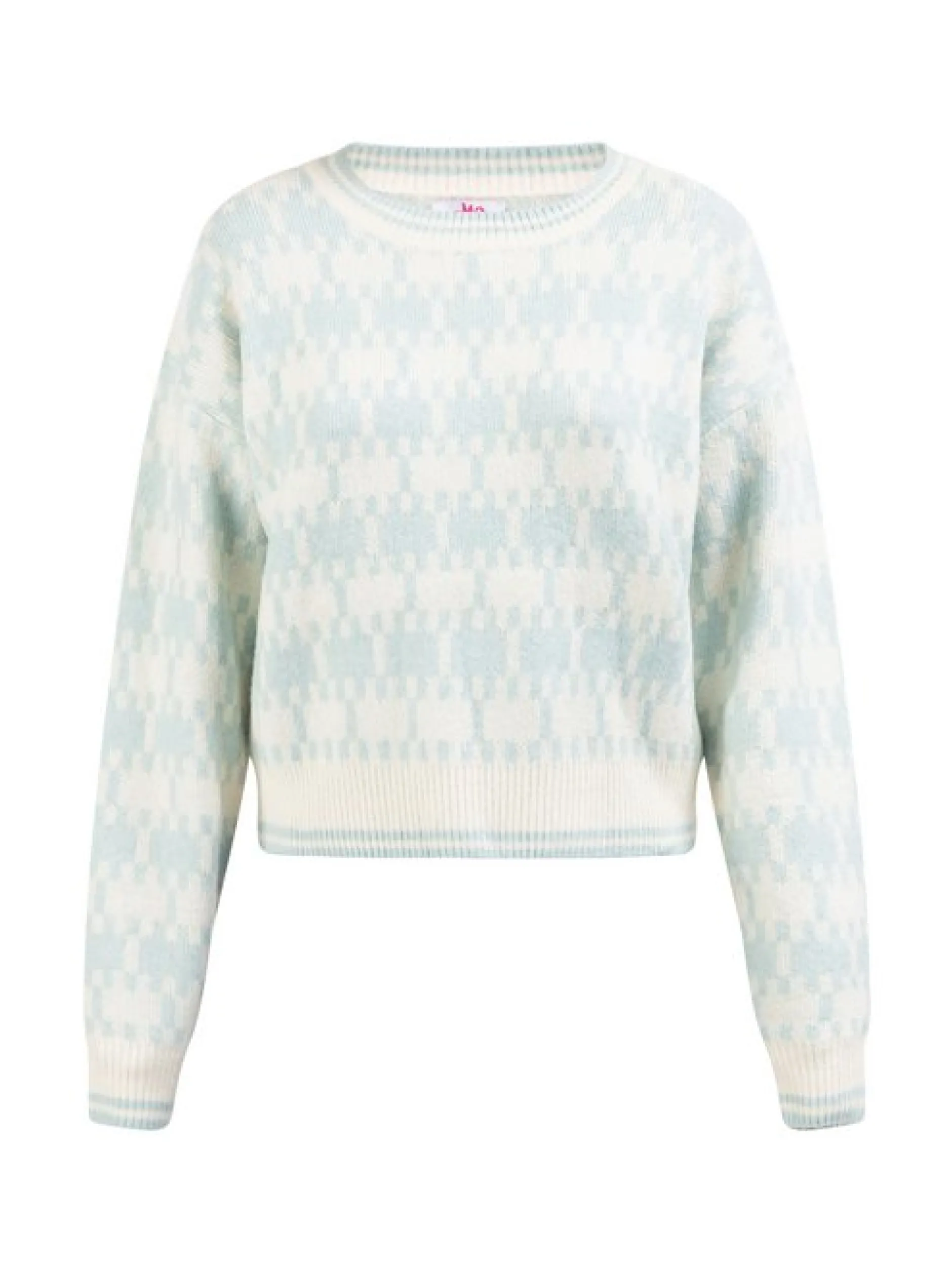 MyMo Damen Strickpullover in hellblau