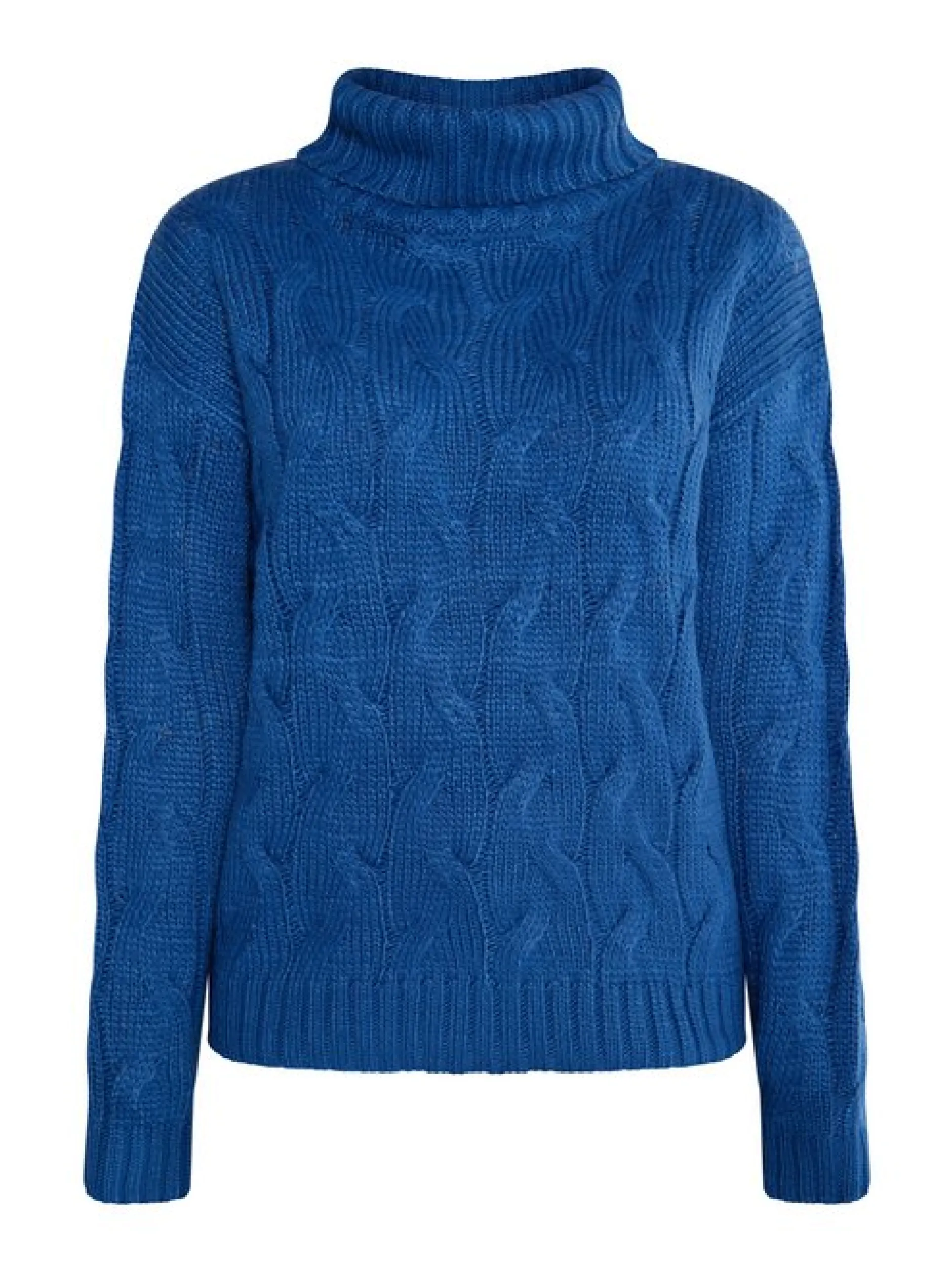MyMo Damen Strickpullover in marine