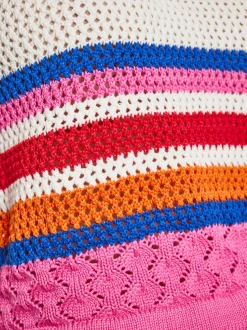 MyMo Damen Stricktop in mehrfarbig