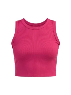 MyMo Damen Tanktop in pink - Ausschnitt: Rundhals