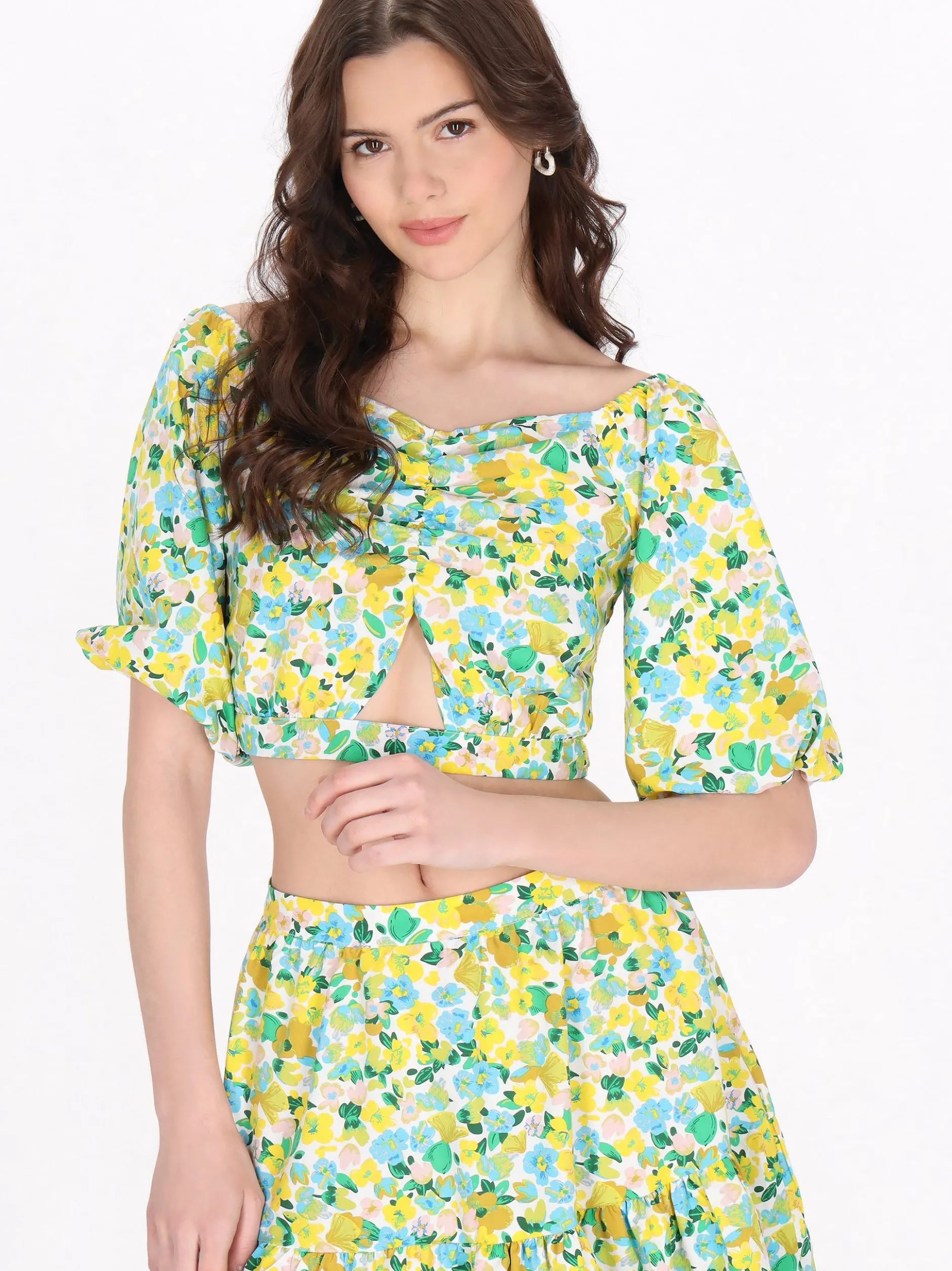 MyMo Damen Top in mehrfarbig