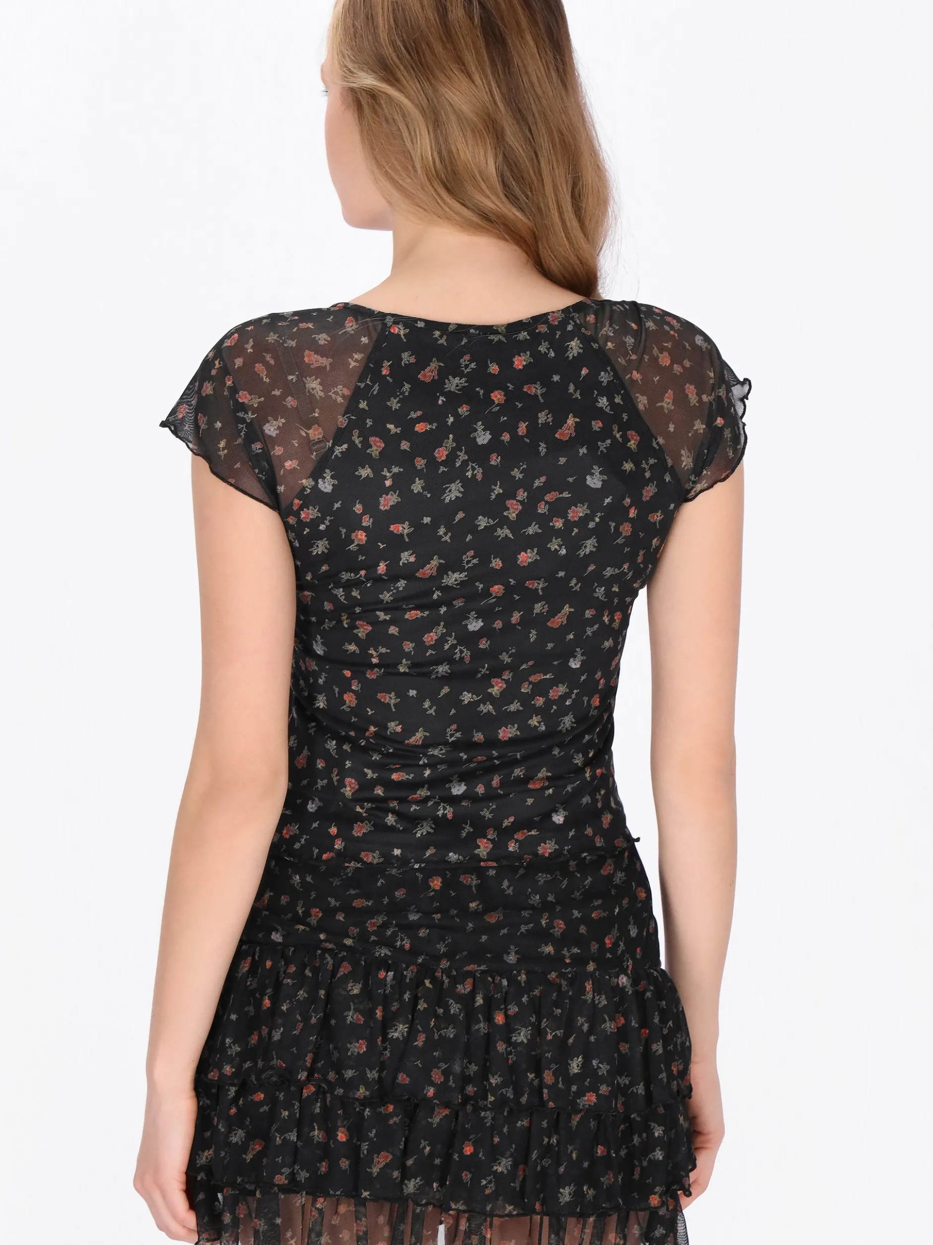 MyMo Damen T-Shirt in schwarz