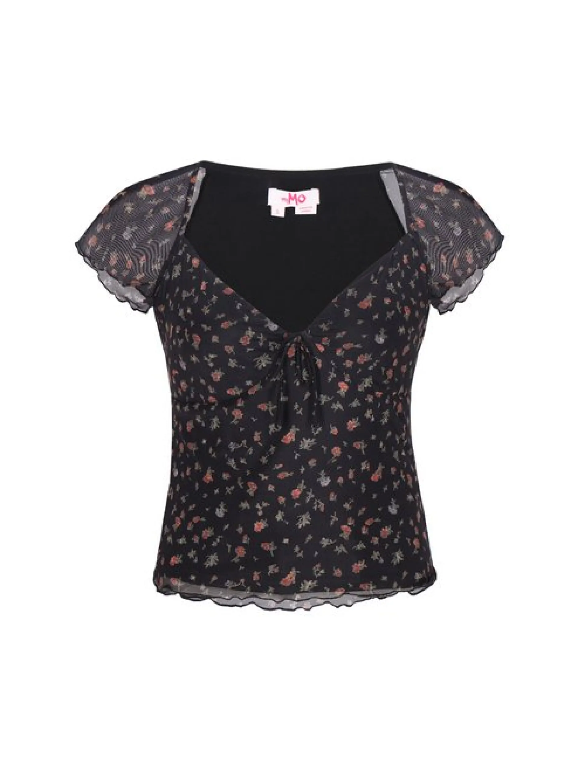 MyMo Damen T-Shirt in schwarz