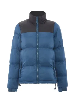 MyMo Damen Wattierte Steppjacke in schwarz