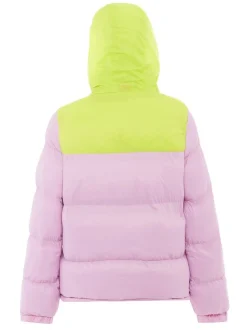 MyMo Damen Wattierte Steppjacke in pink