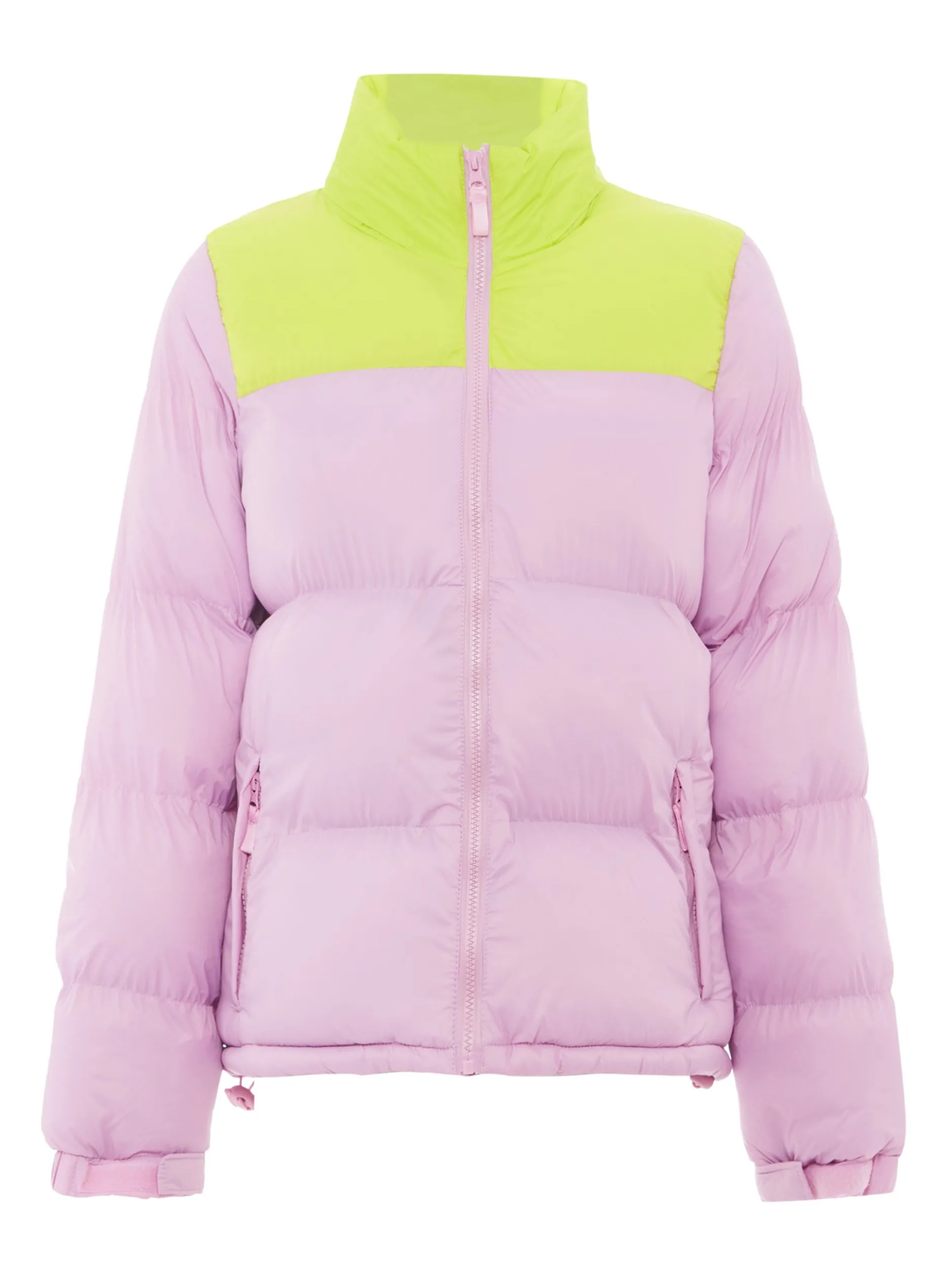 MyMo Damen Wattierte Steppjacke in pink