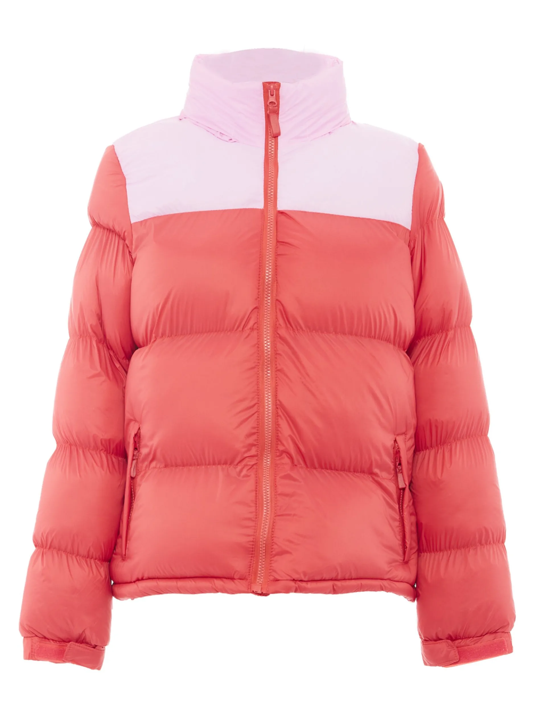 MyMo Damen Wattierte Steppjacke in rot
