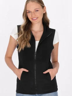 MyMo Damen Weste in schwarz