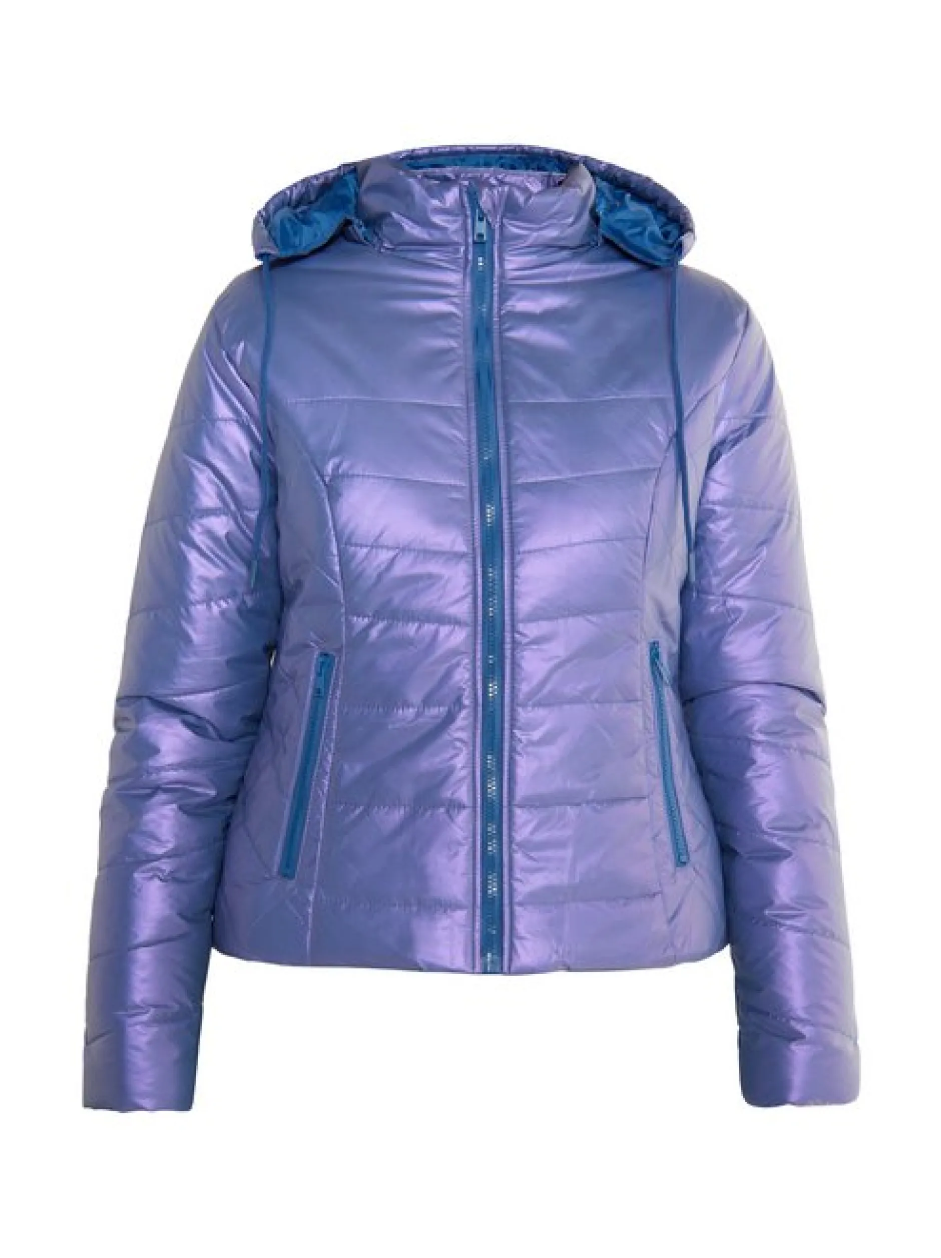 MyMo Damen Winterjacke in lila