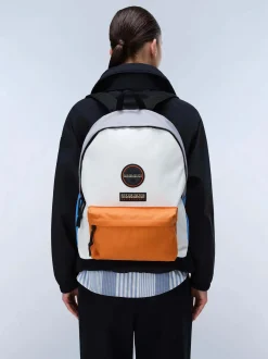 Napapijri Herren Rucksack - VOYAGE 3 - 20, 8L in weiß orange