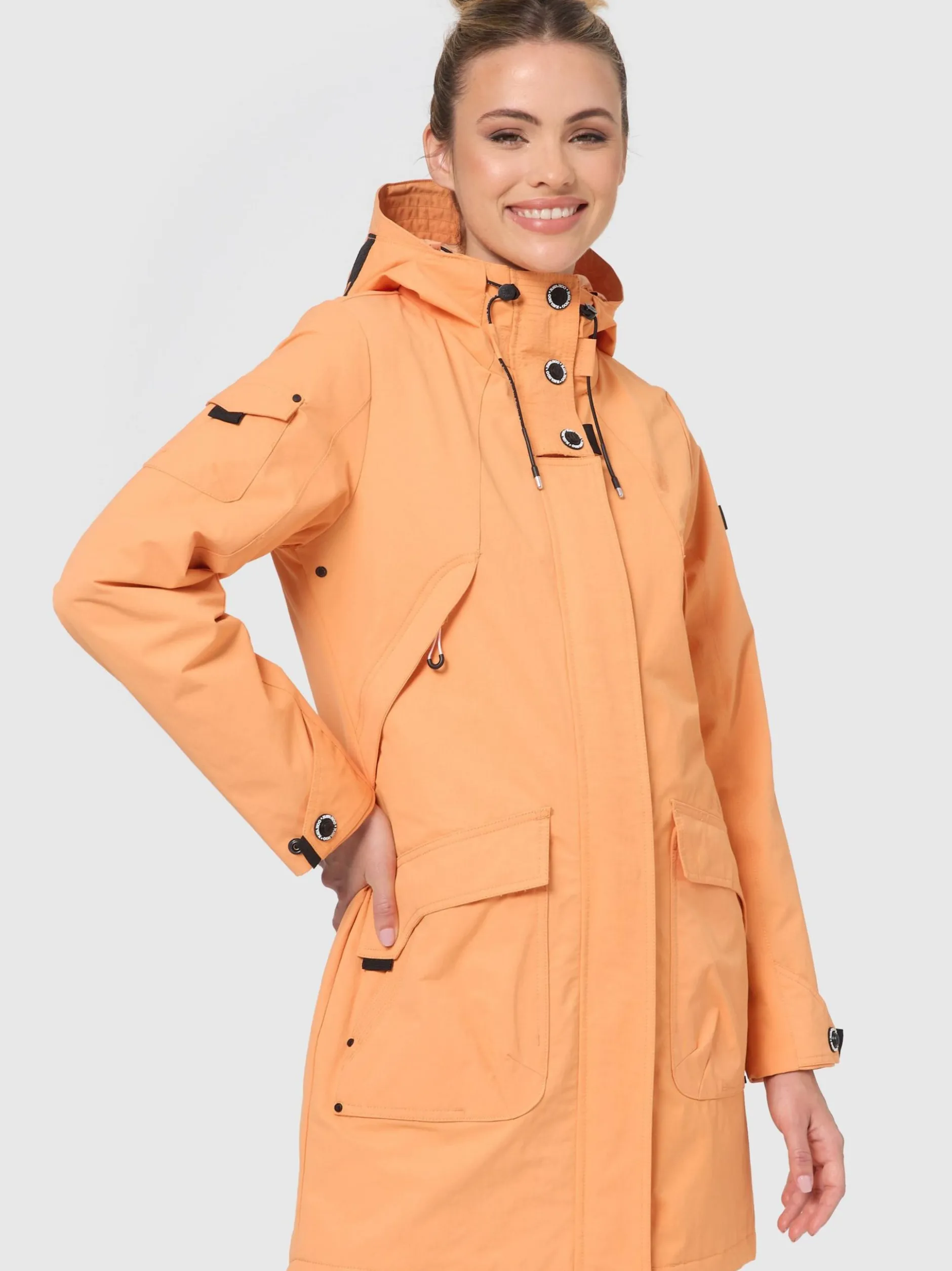 Navahoo Damen Übergangsjacke - Pfefferschote in aprikot