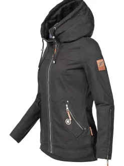 Navahoo Damen Übergangsjacke - Wekoo in schwarz
