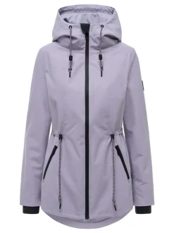 Navahoo Damen Outdoorjacke - Blumentanz 14 in lila