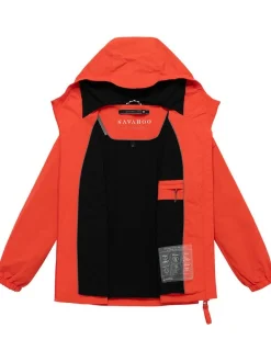 Navahoo Damen Outdoorjacke - Donnerwetter 14 in orange