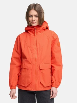 Navahoo Damen Outdoorjacke - Donnerwetter 14 in orange