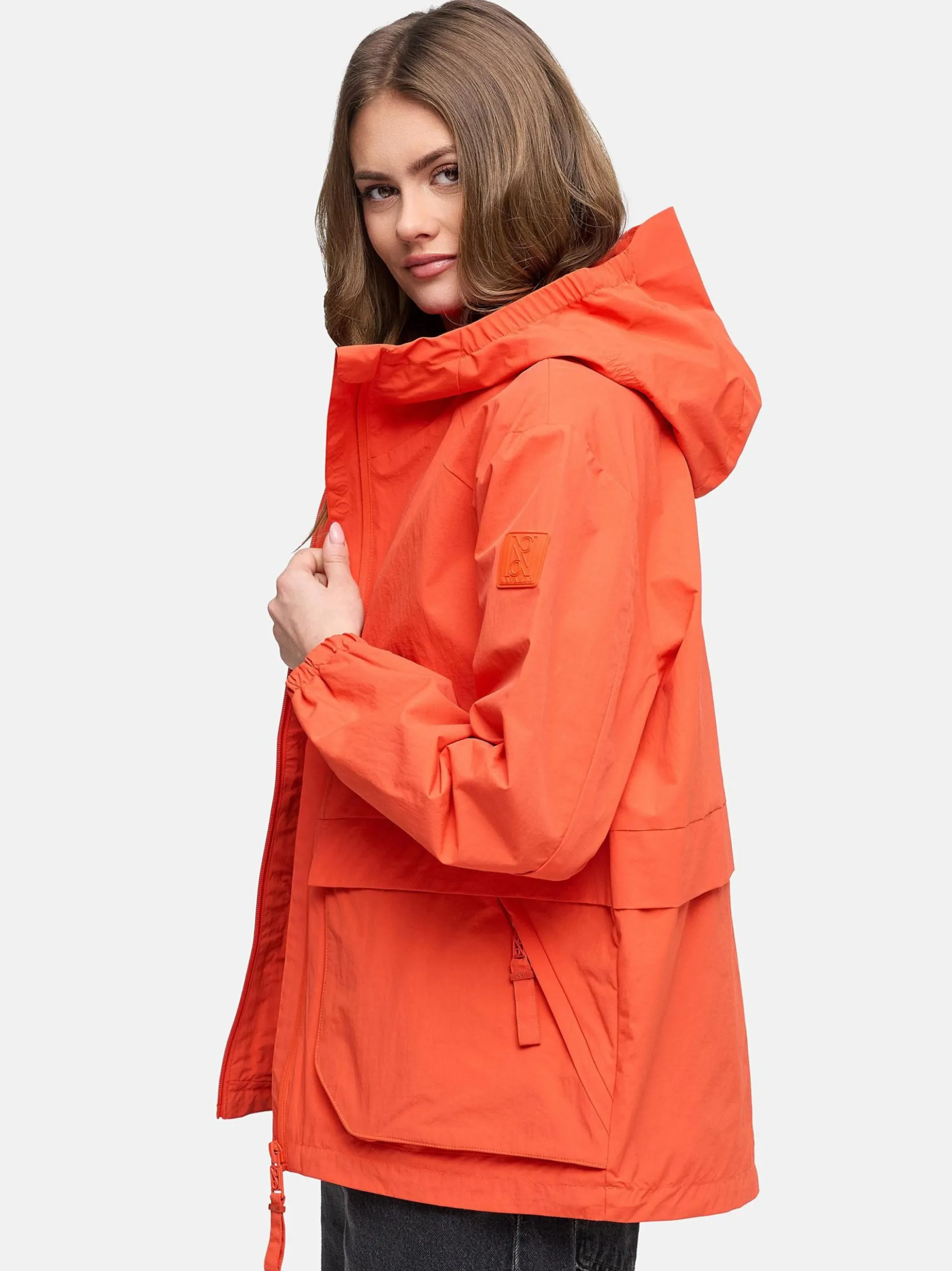 Navahoo Damen Outdoorjacke - Donnerwetter 14 in orange