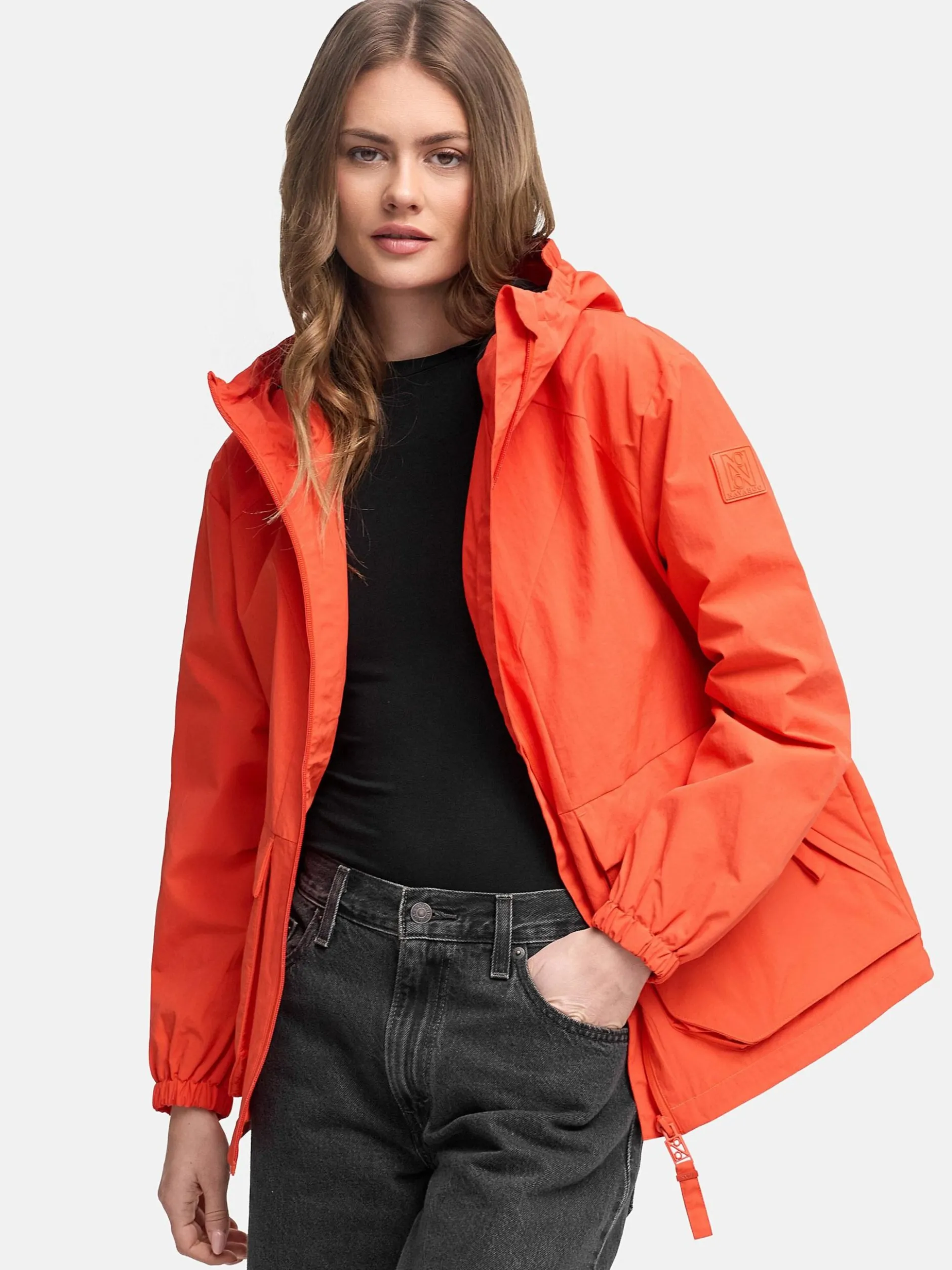 Navahoo Damen Outdoorjacke - Donnerwetter 14 in orange