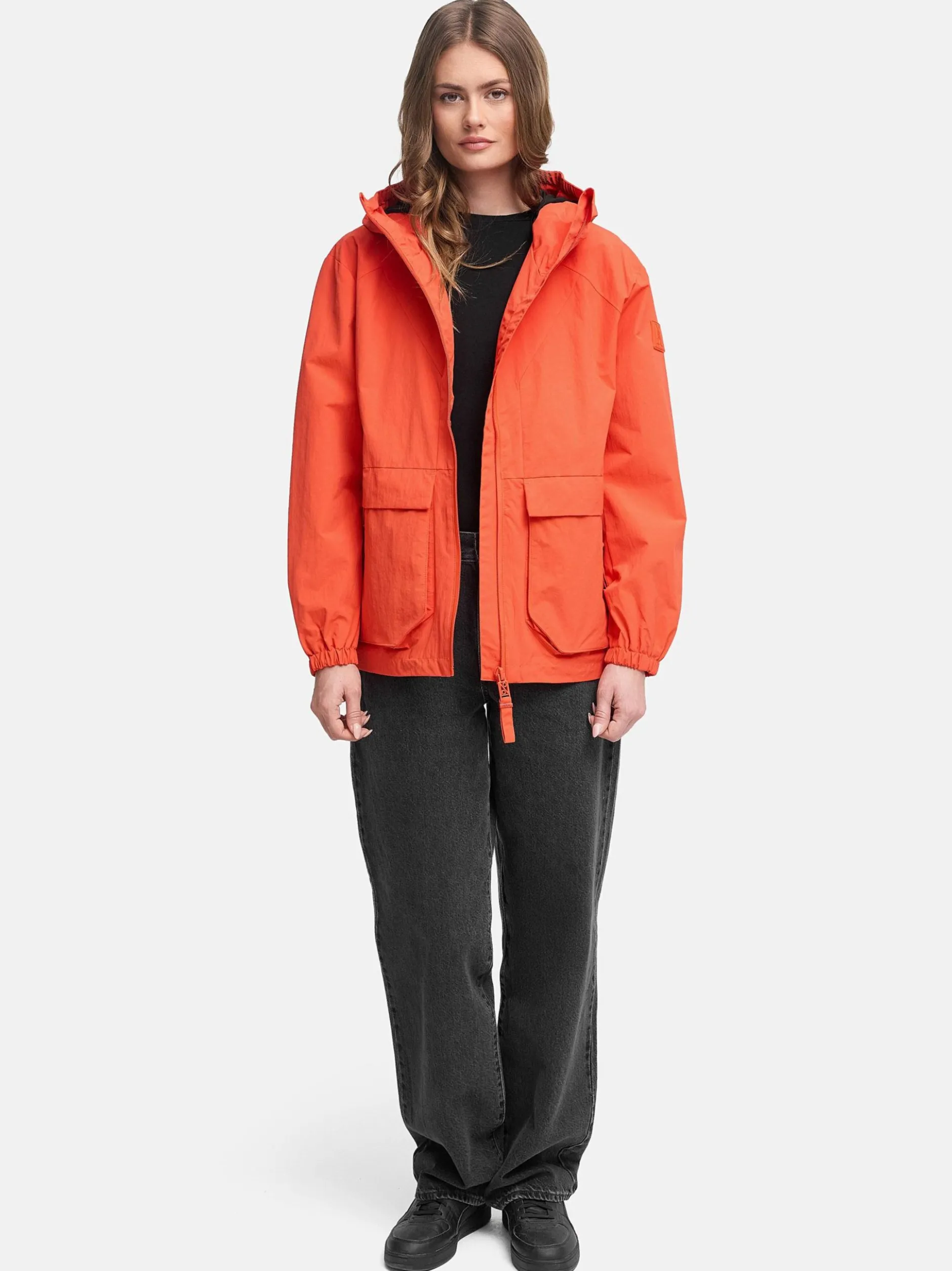 Navahoo Damen Outdoorjacke - Donnerwetter 14 in orange