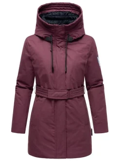 Navahoo Damen Parka - Eishauch 14 in aubergine